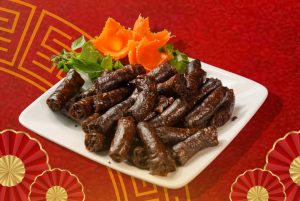 dồi dê chiên