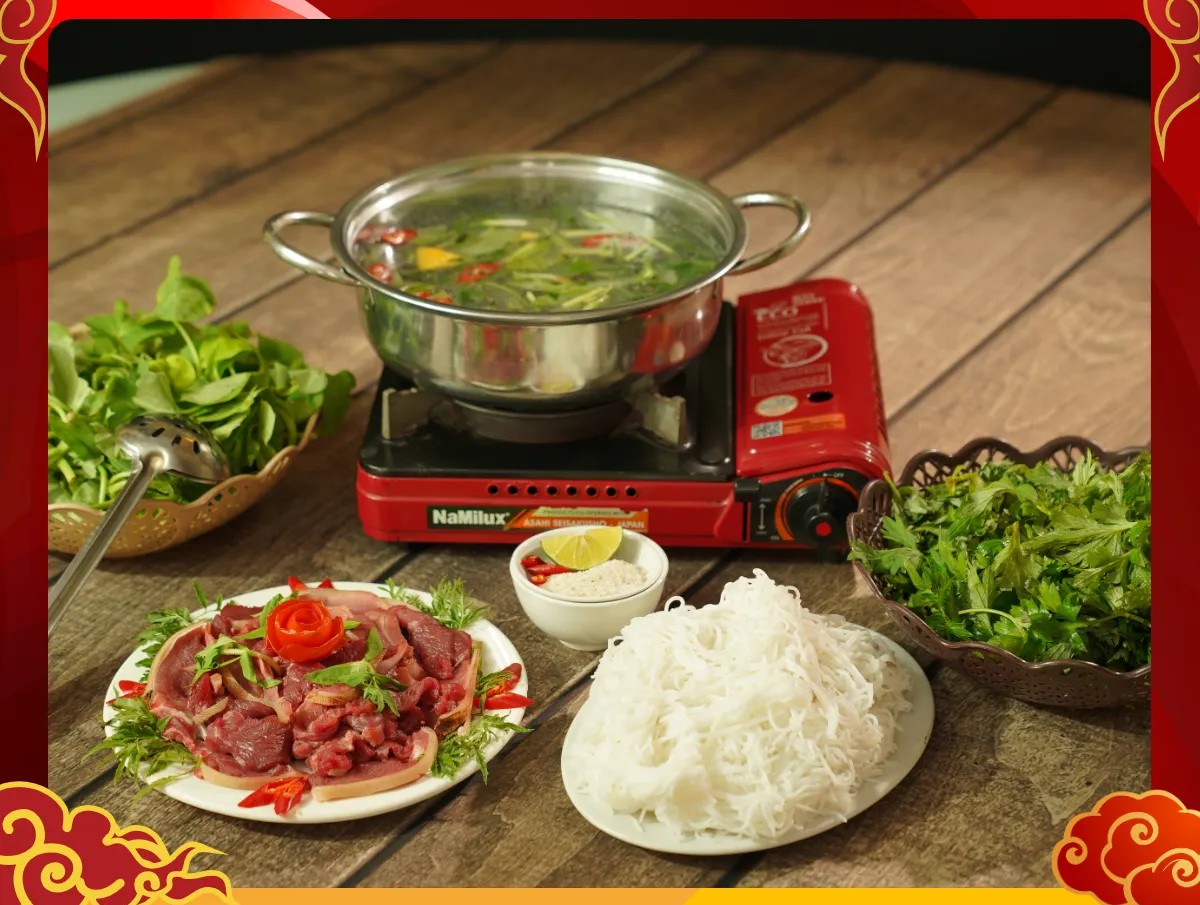 Lẩu dê khô Ninh Bình
